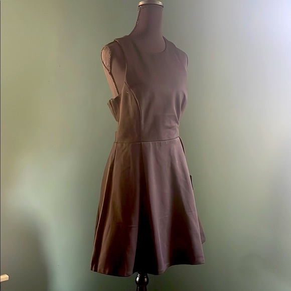 Lulu's Black Sleeveless A-Line Mini Dress for Work - Picture 1 of 5